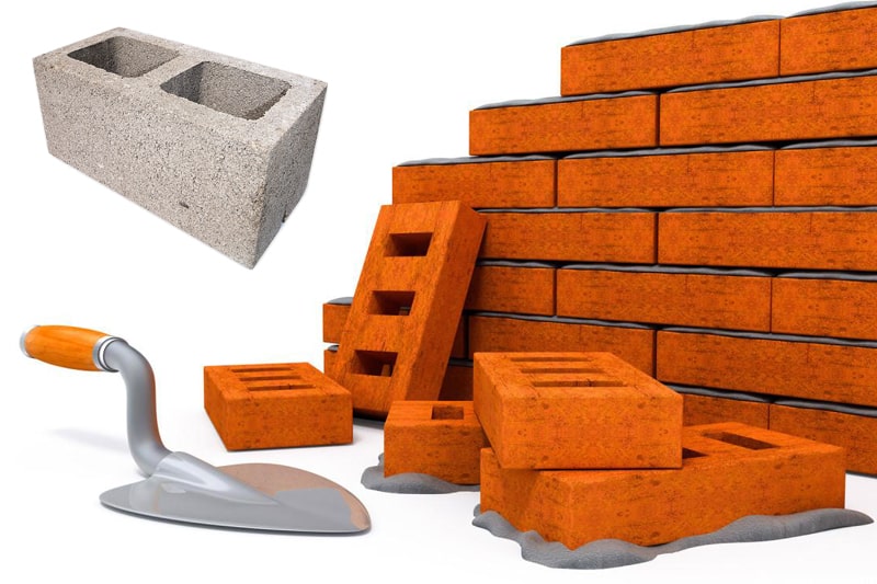 تفاوت بلوک و آجر در ساخت و ساز ساختمان 